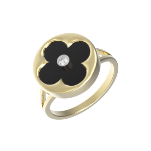 Кольцо из золота Premium