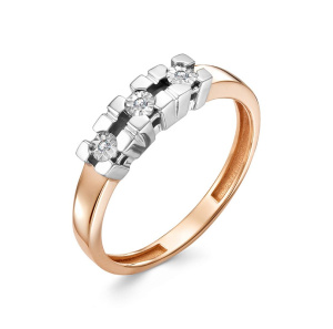 Кольцо из золота с бриллиантами