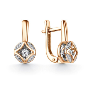 Серьги из золота с бриллиантами