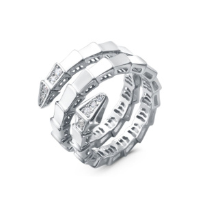 Кольцо из белого золота