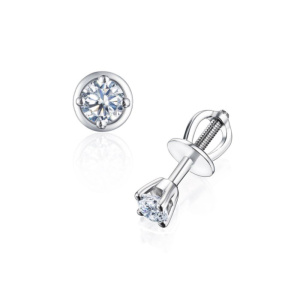 Серьги из золота Premium