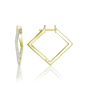 Серьги из золота Premium