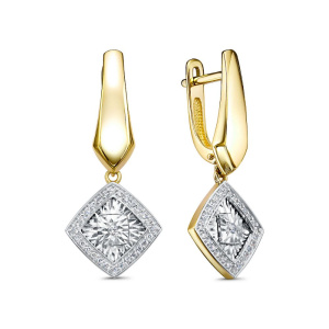 Серьги из золота Premium
