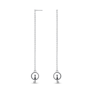 Серьги из серебра