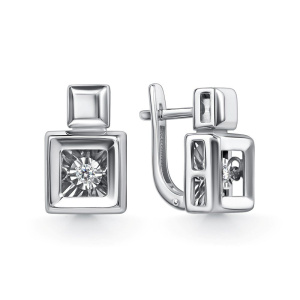 Серьги из золота с бриллиантами