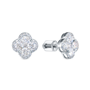 Серьги из золота с бриллиантами