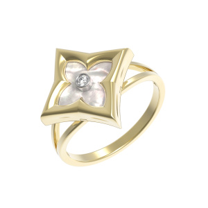 Кольцо из золота Premium