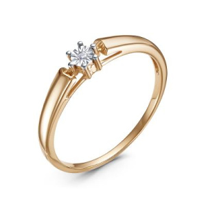 Кольцо из золота с бриллиантами