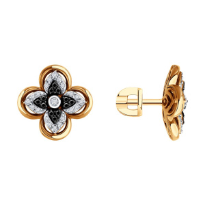 Серьги из золота с бриллиантами