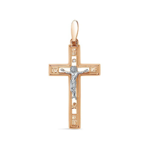 Крест из золота с бриллиантами