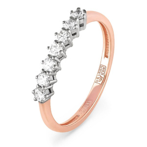 Кольцо из золота с бриллиантами