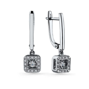 Серьги из золота с бриллиантами