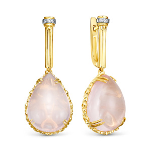 Серьги из золота Premium