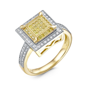 Кольцо из золота с бриллиантами