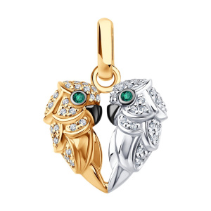 Подвеска из золота с бриллиантами