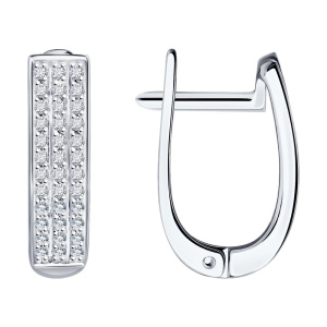 Серьги из золота с бриллиантами