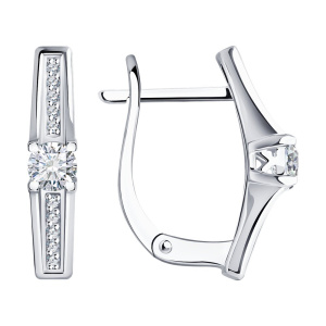 Серьги из золота с бриллиантами