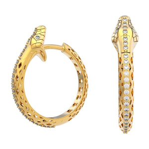 Серьги из золота Premium