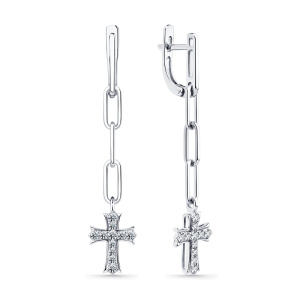 Серьги из золота Premium