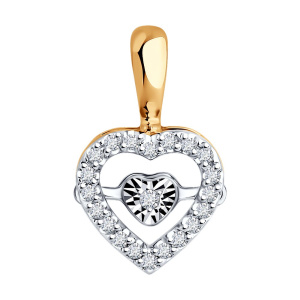 Подвеска из золота с бриллиантами