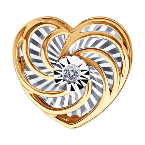 Подвеска из золота с бриллиантами