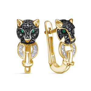 Серьги из золота с бриллиантами