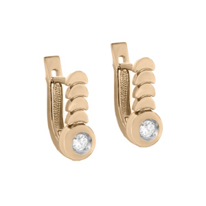 Серьги из золота с бриллиантами