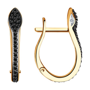 Серьги из золота с бриллиантами