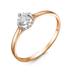 Кольцо из золота с бриллиантами