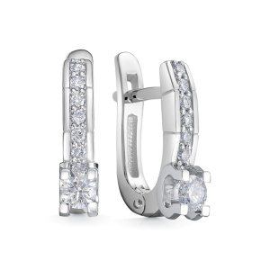 Серьги из золота с бриллиантами