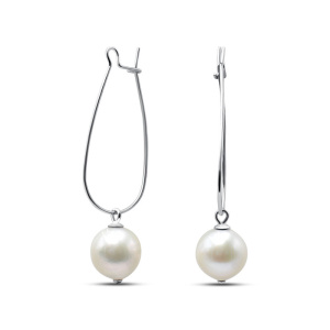 Серьги из серебра с полудрагоценными вставками