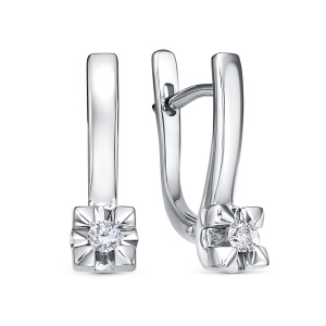 Серьги из золота с бриллиантами