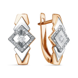 Серьги из золота с бриллиантами