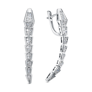 Серьги из золота с бриллиантами