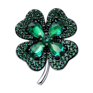 Брошь из серебра