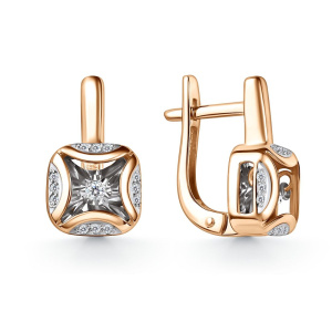 Серьги из золота с бриллиантами