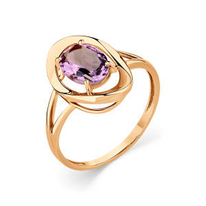 Кольцо из золота с полудрагоценными вставками