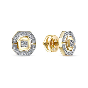 Серьги из золота с бриллиантами