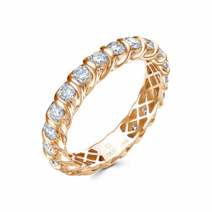 Кольцо из золота с бриллиантами