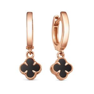 Серьги из золота с полудрагоценными вставками