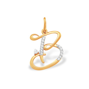 Буква из золота