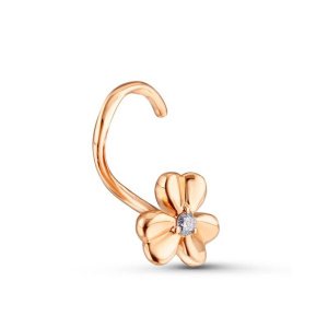 Пирсинг из золота с бриллиантами