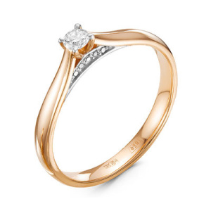 Кольцо из золота с бриллиантами