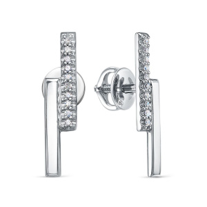 Серьги из золота с бриллиантами