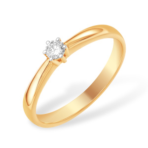 Кольцо из золота с бриллиантами