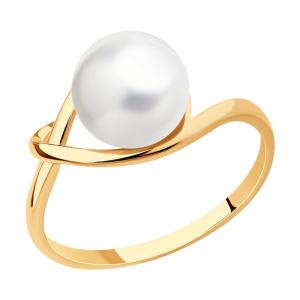 Кольцо из золота с полудрагоценными вставками