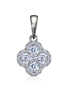 Подвеска из белого золота