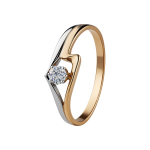 Кольцо из золота с бриллиантами