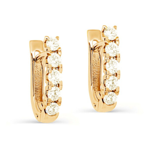 Серьги из золота с бриллиантами