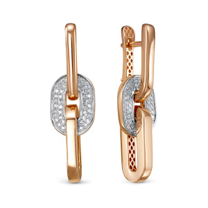 Серьги из золота с бриллиантами